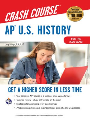 AP  U.S. History Crash Course, Book + Online - ebook